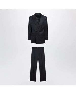 Tom Ford Doublebreasted Wool Suit - Black