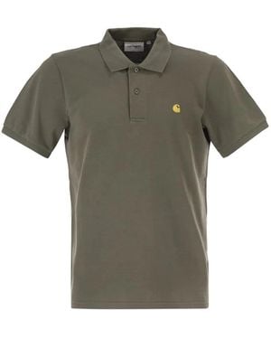 Carhartt Short-Sleeved Piqué Polo Shirt - Green