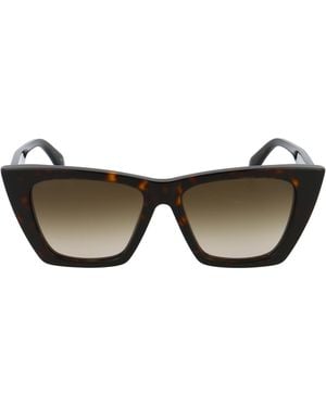 McQueen Acetate Havana Sunglasses - Brown