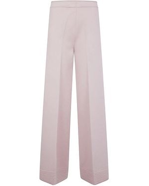 D.exterior Merinos Comfort Long Pants - White