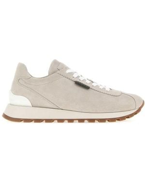 Brunello Cucinelli Pair Of Trainers - White