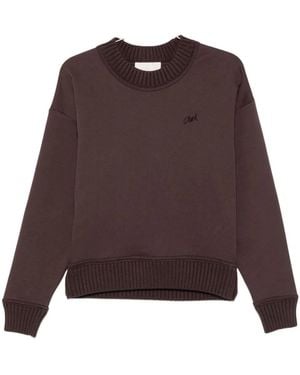 Closed Cotton Crewneck Sweatshirt - Purple