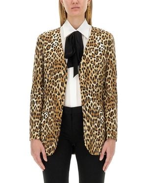 Moschino Jacket With Animal Pattern - Multicolor