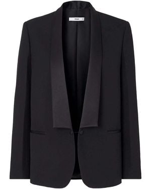 Fendi "De Poudre" Satin Jacket - Black