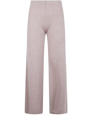 D.exterior Cashmere Crystals Pants - Brown