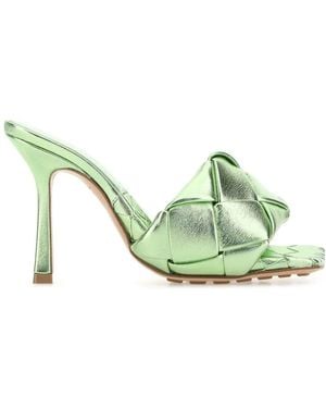 Bottega Veneta Lido Mules - Green