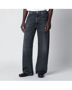 Agolde Dark Washed Afton Jeans - Blue