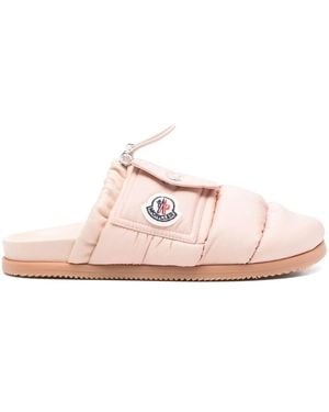 Moncler Padded Slippers - Pink