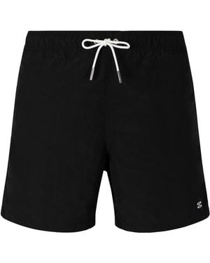 Celine Triomphe Nylon Swim Shorts - Black