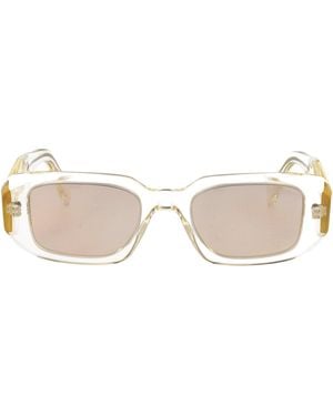 Prada Champagne Trasparente Acetate Sunglasses - Multicolor