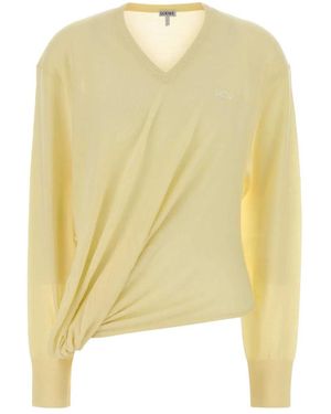 Loewe Wool Blend Sweater - Yellow