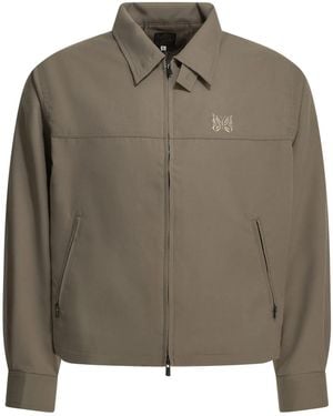 Needles Sport Jacket Polyester Wool Lightweight - Green