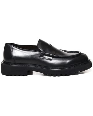Doucal's Loafers "Penny" Parabout - Black