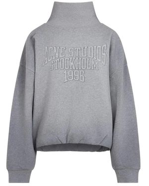 Acne Studios Logo Sweatshirt - Grey