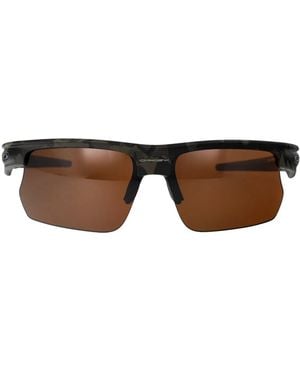 Oakley Matte Camo Acetate Sunglasses - Brown