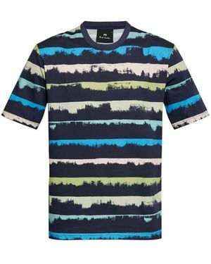 Paul Smith Ps Paul Smith Casual Fit Short Sleeves T-Shirt - Blue
