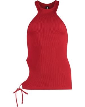 ANDREADAMO Ribbed Tank Top - Red