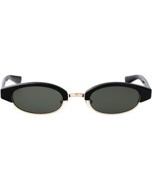 McQueen Recycled Acetate Sunglasses - Black