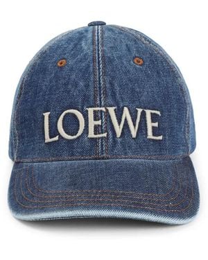 Loewe Denim Baseball Cap - Blue