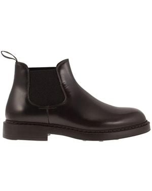 Doucal's Chelsea Leather Ankle Boot - Brown