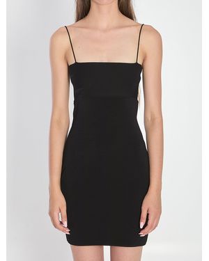 Alexander Wang Mini Slip Dress With Cami Band - Black
