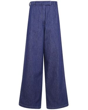 Dries Van Noten Penn Denim Pants - Blue