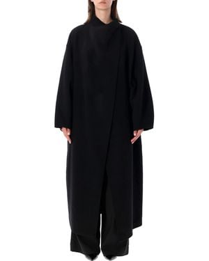 Frankie Shop Leroy Wool Coat - Black