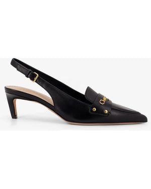 Dior Boy Leather Slingback Décolleté - Black