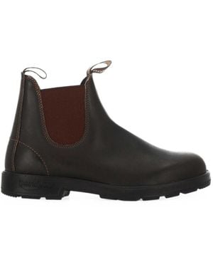 Blundstone Stout Leather Boots - Black