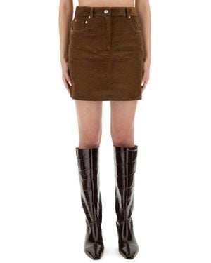 Moschino Corduroy Skirt - Brown