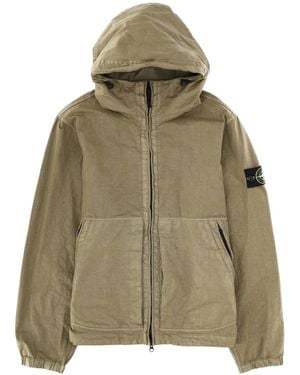 Stone Island Hooded Jacket - Green
