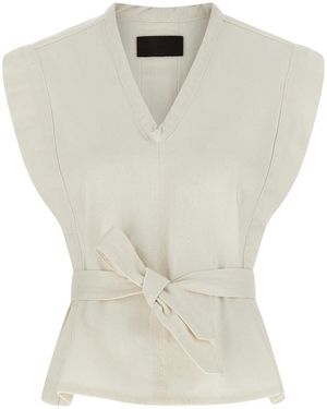 Lemaire 'Chasuble' Vest - White