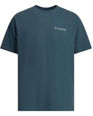 Filson "Frontier" Crewneck T-Shirt - Blue