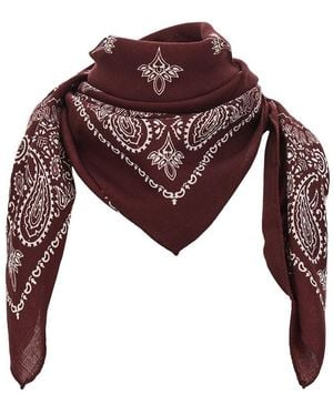 Destin Judy Wool Squared Scarf - Purple