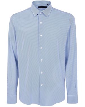 Rrd "Oxford" Jacquard Stripe One Shirt - Blue