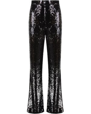 Nili Lotan Sequined Pants - Black