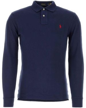 Polo Ralph Lauren Basic Mesh-Lsl-Knt - Blue