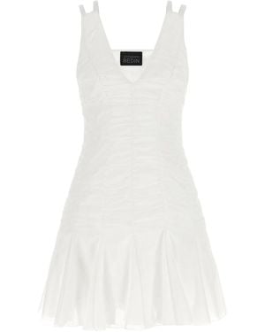 Giovanni bedin Smock Effect Dress - White