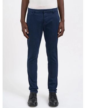 Dondup Cotton Trousers Mod. Gaubert - Blue