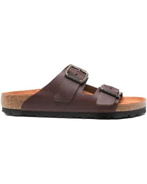 Birkenstock Arizona Wb Vintage – Natural Leather Sandal - Brown