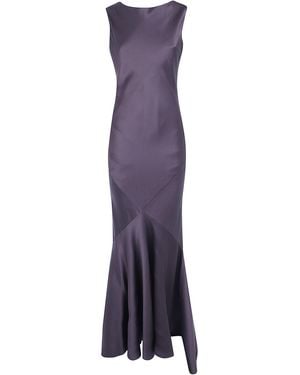Max Mara "M Serum" Long Dress - Purple