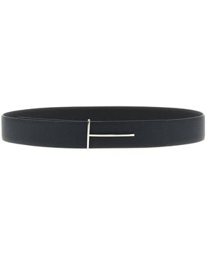 Tom Ford 'Icon' Reversible Belt - Black