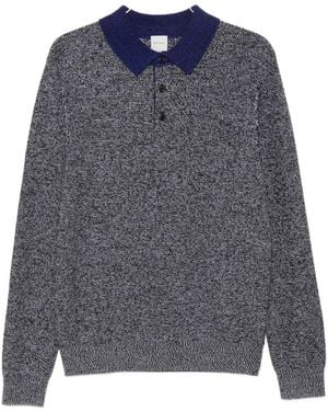 Paul Smith Wool Polo Shirt - Blue