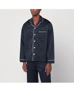 Tekla Pyjama Shirt - Blue