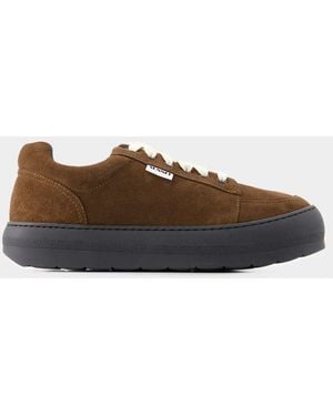 【関税込み】1000chiodi Sneakers - Sunnei - Leather - Khaki SSENSE Exclusive Orange & Beige 1000CHIODI Sneakers by