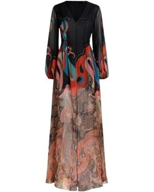 Etro Viscose Dress - Red
