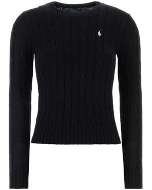 Polo Ralph Lauren Julianna-Long Sleeve-Pullover - Black