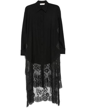 Zimmermann Valiant Lace Wool Shirt - Black