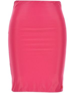 The Attico High-Waisted Skirt Polyamide Beach Cover-Ups - Pink