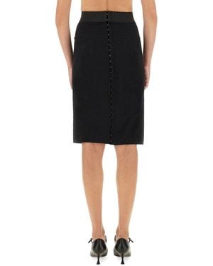 Dolce & Gabbana Elegance Skirt - Black